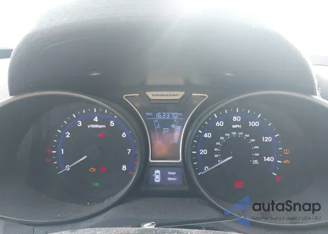 2013 Hyundai Veloster Turbo W/Black из США, поврежденный, VIN KMHTC6AE4DU157798